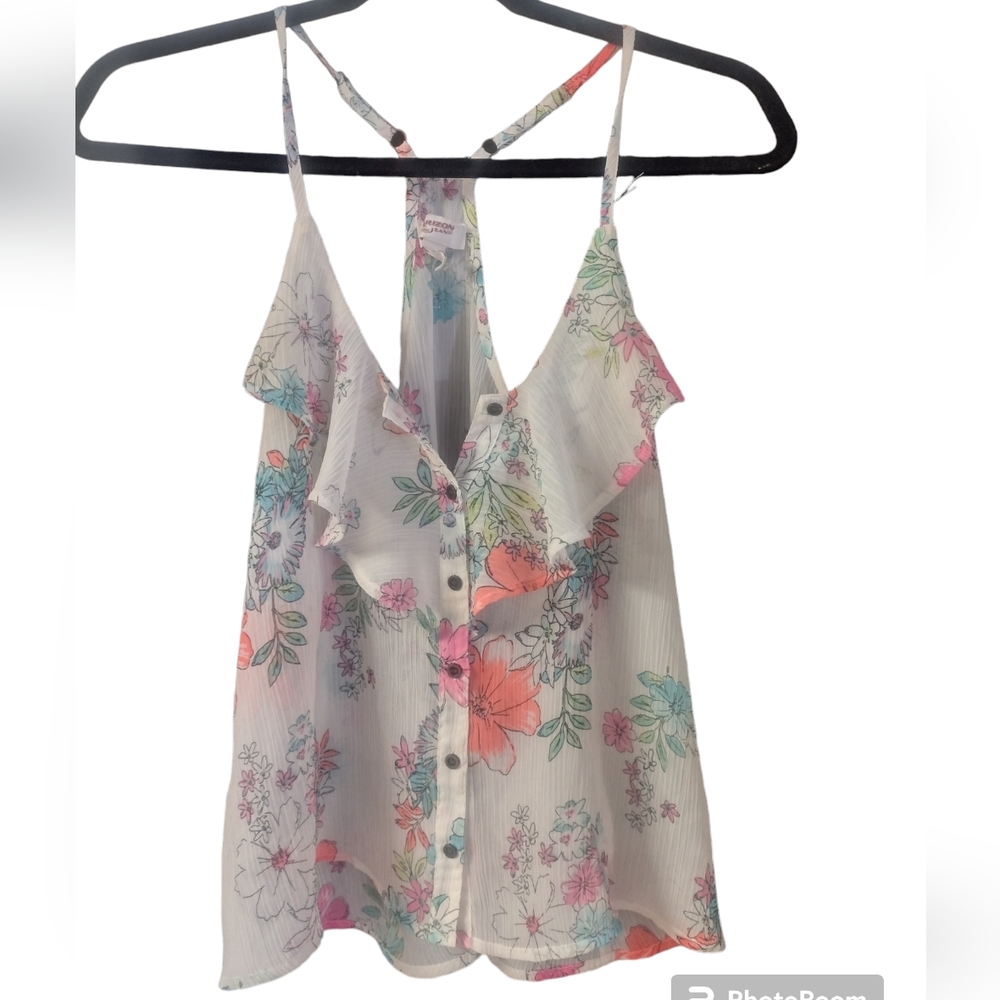 🌷🌷Arizona spaghetti strap sheer top